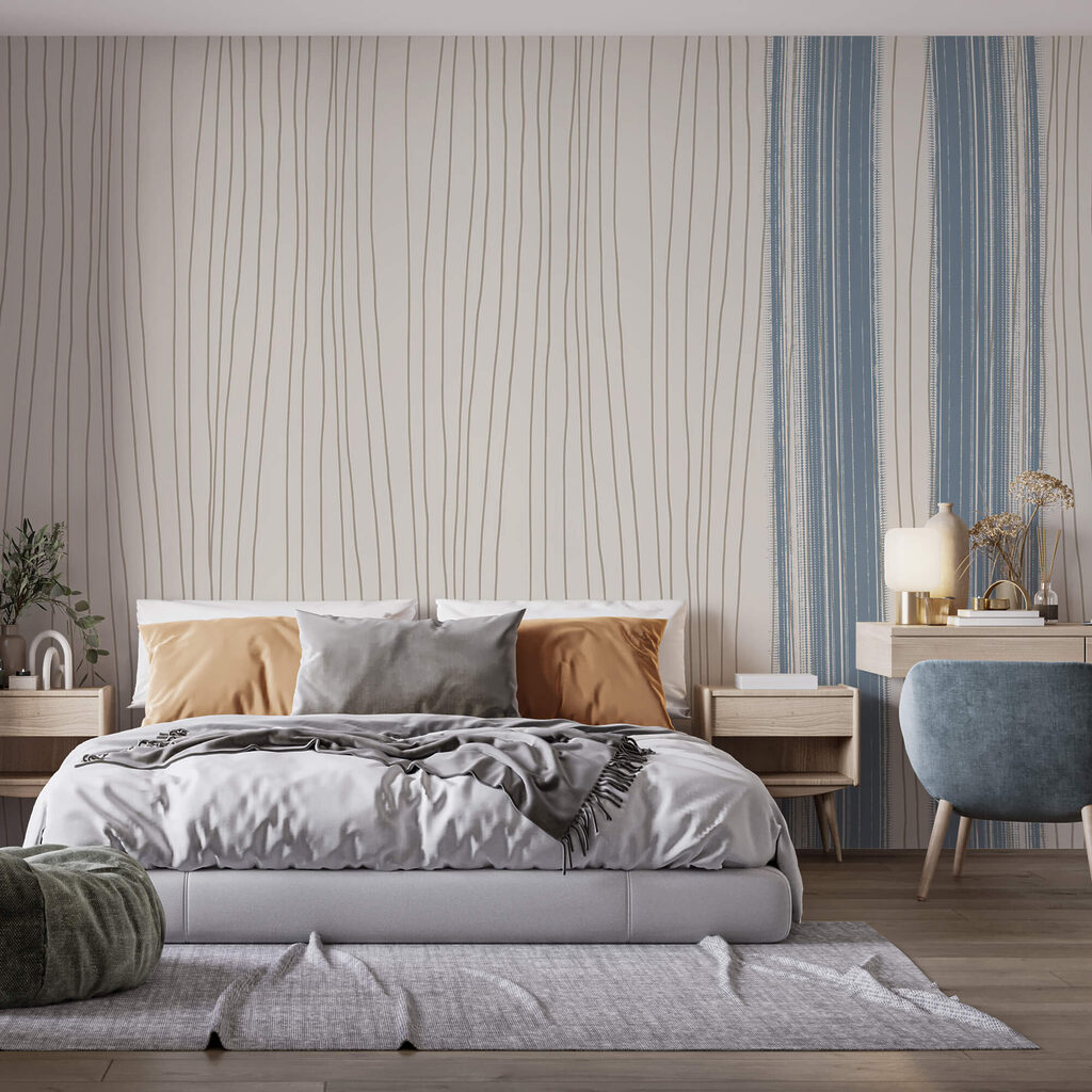 Sottili strisce blu — ambiente 1