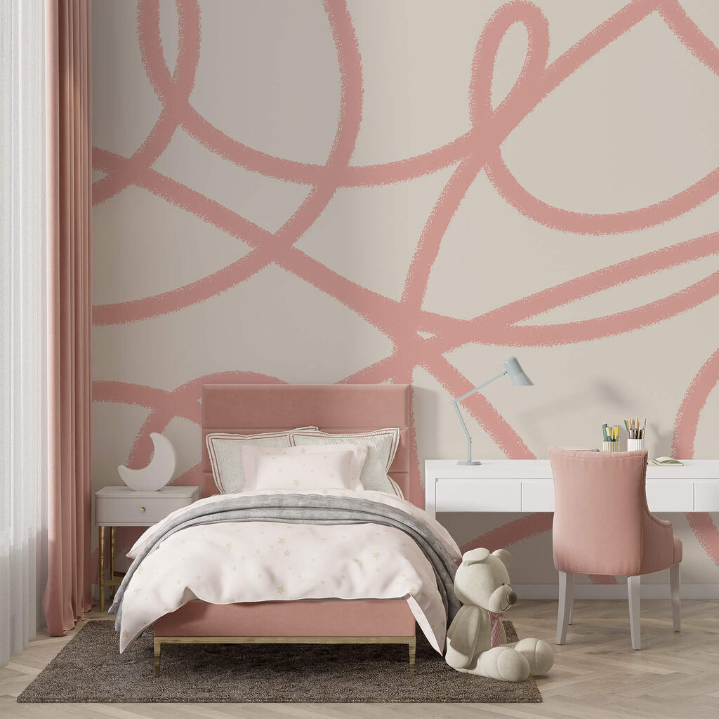 Anelli rosa intrecciati — ambiente 1