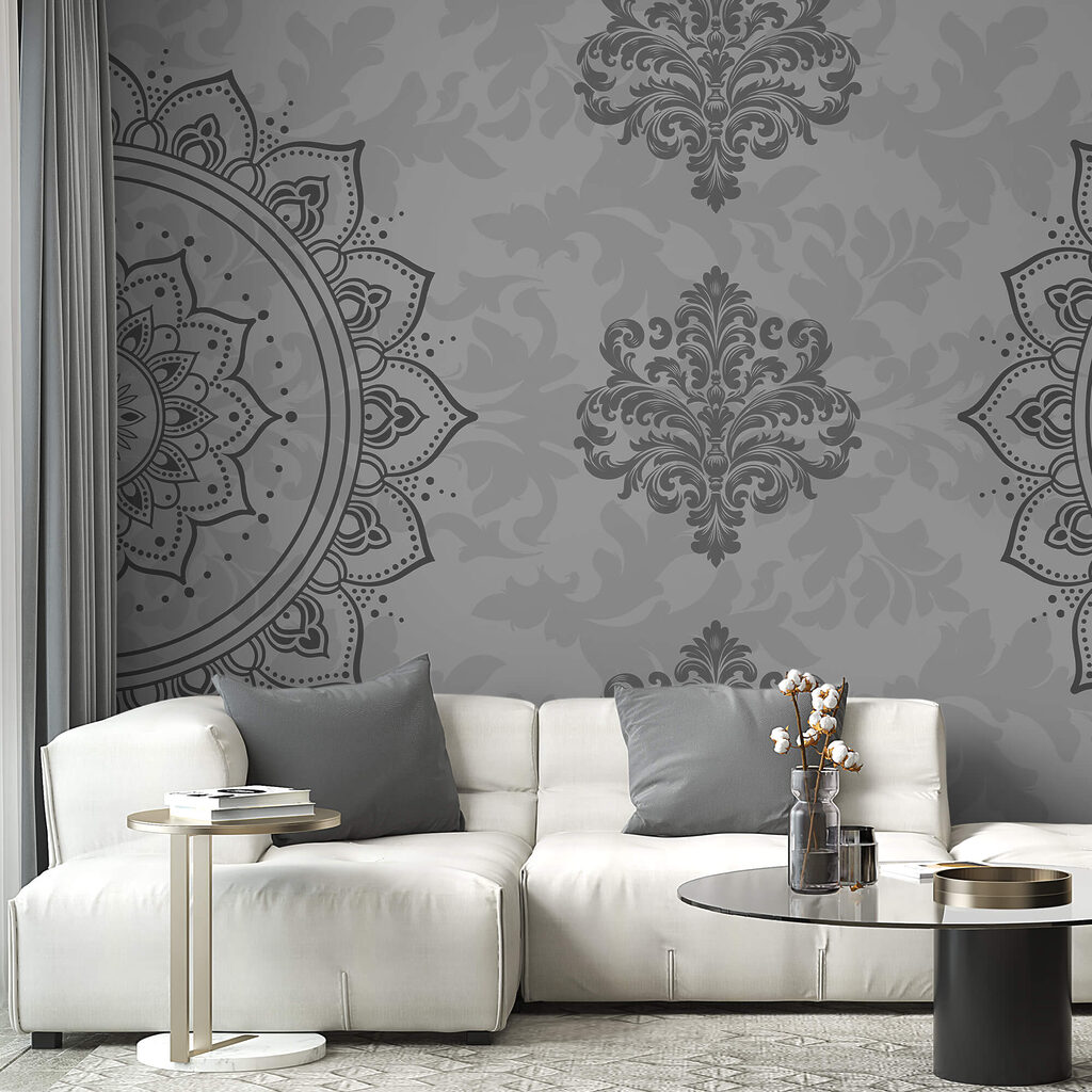 Ornamenti in grigio fine — ambiente 2