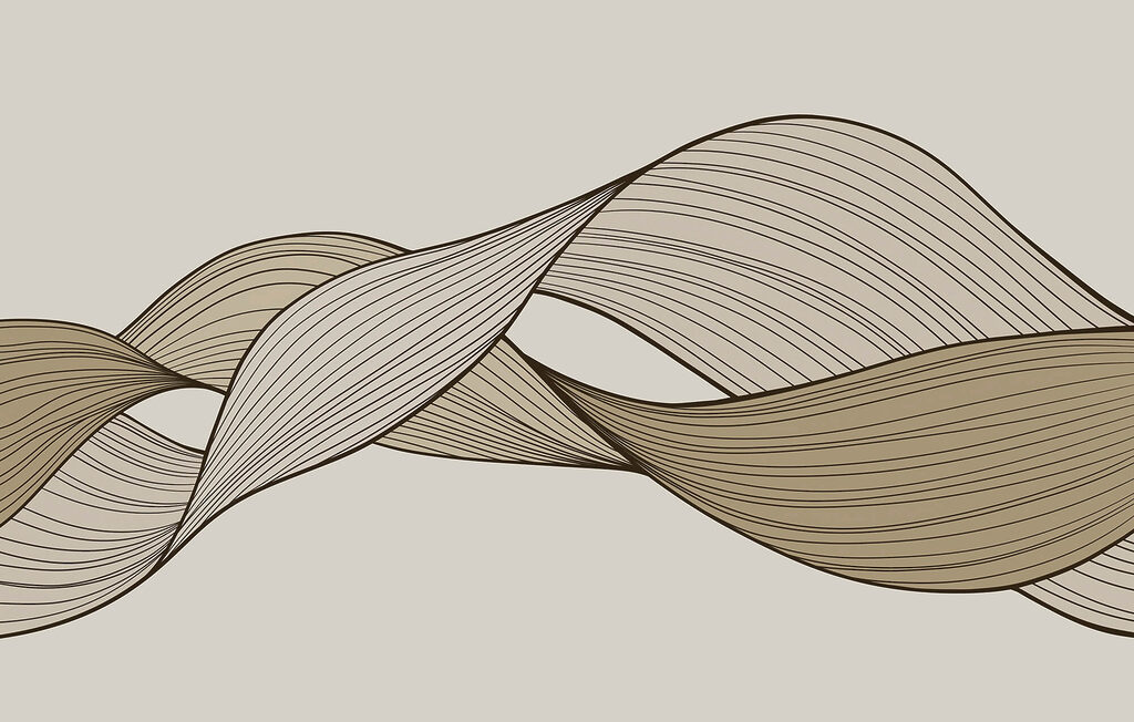 Nastri intrecciati a linee — design completo
