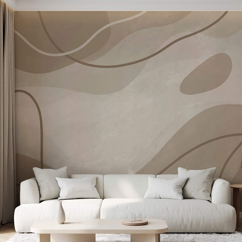 Forme morbide color terra in un ambiente