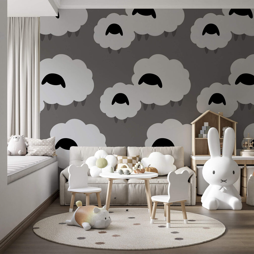 Pecorelle in gruppetti — ambiente 1
