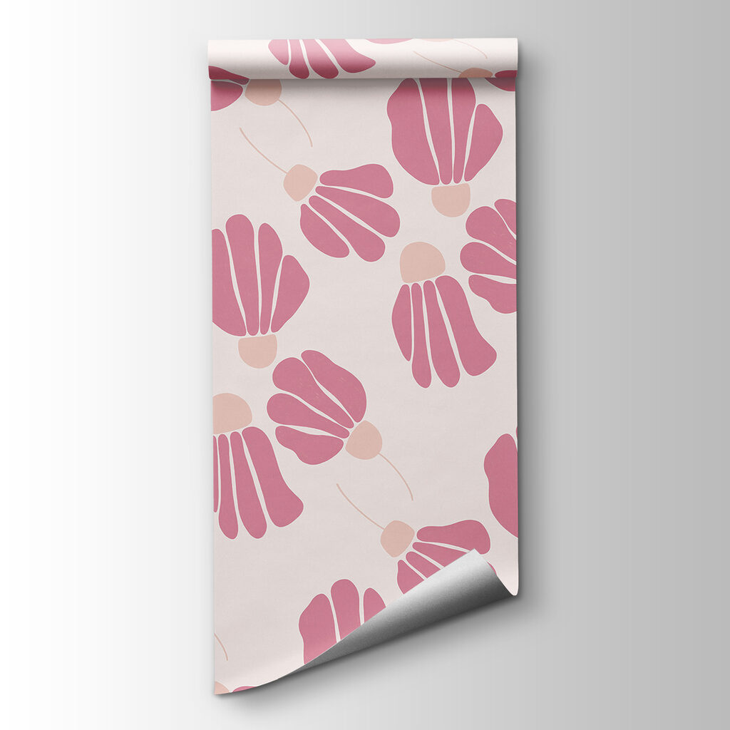 Fiori rosa in diagonale — vista del prodotto