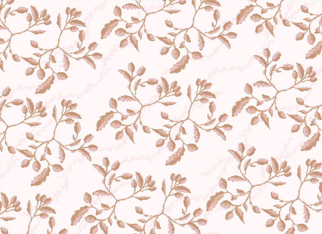 Piccoli rami di rose — design completo