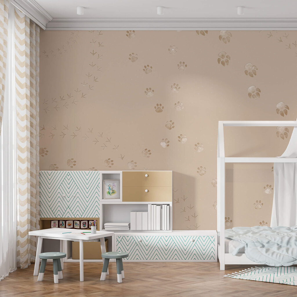 Fiorellini su archi decorativi — ambiente 1