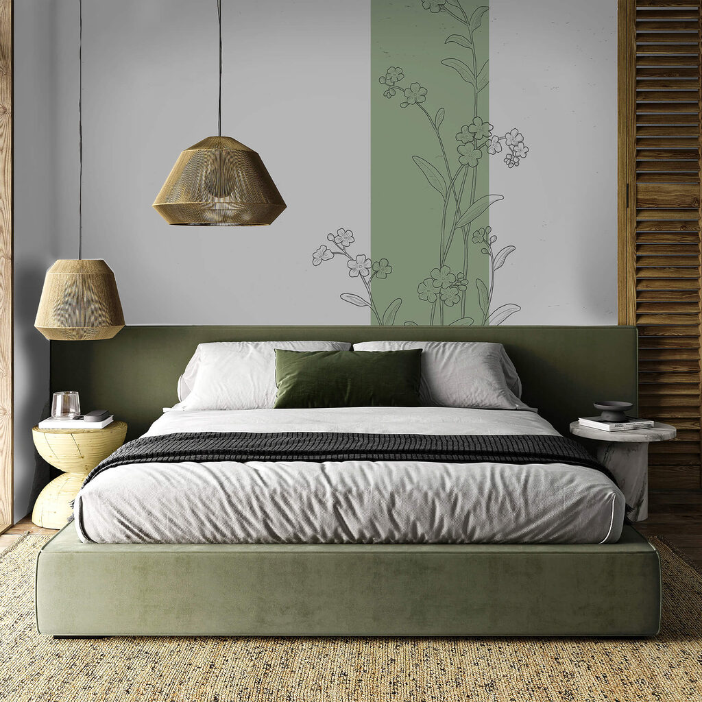 Striscia e fiori sottili — ambiente 2