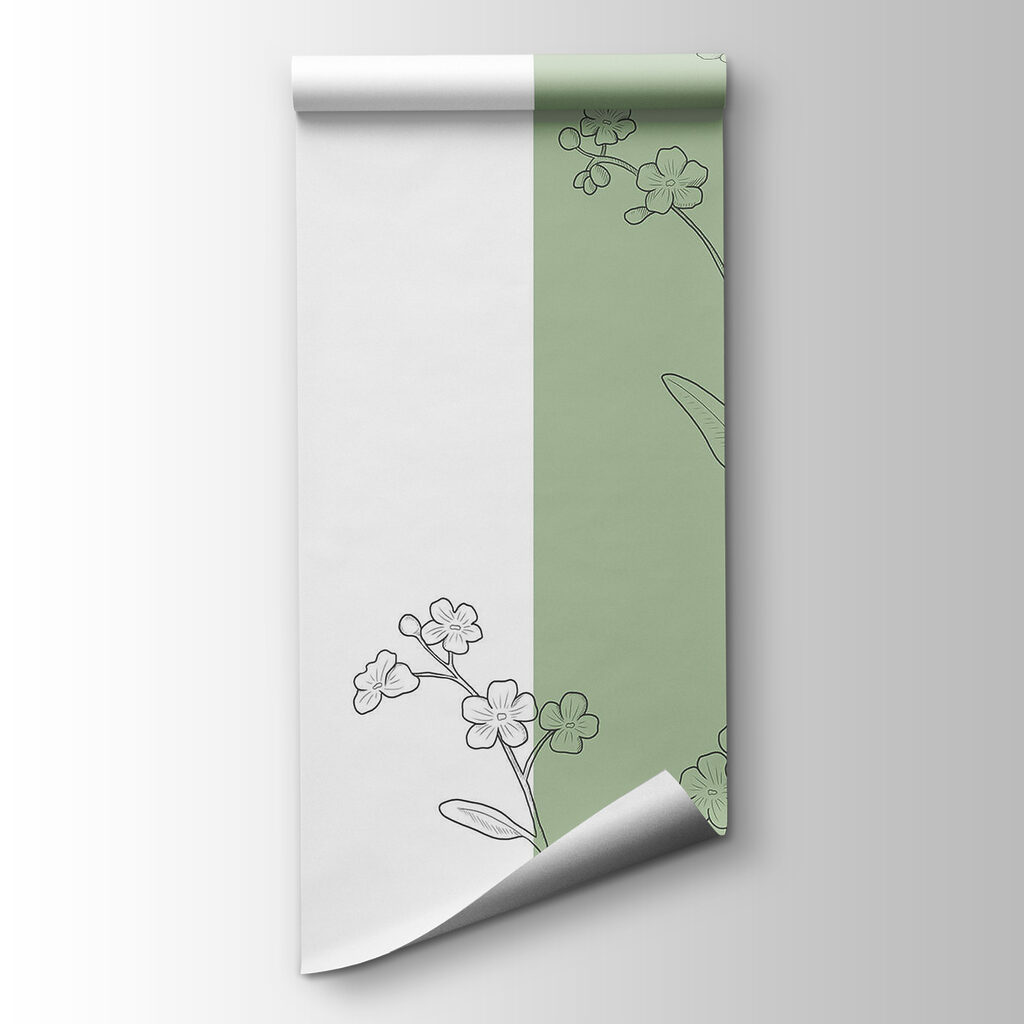 Striscia e fiori sottili — vista del prodotto