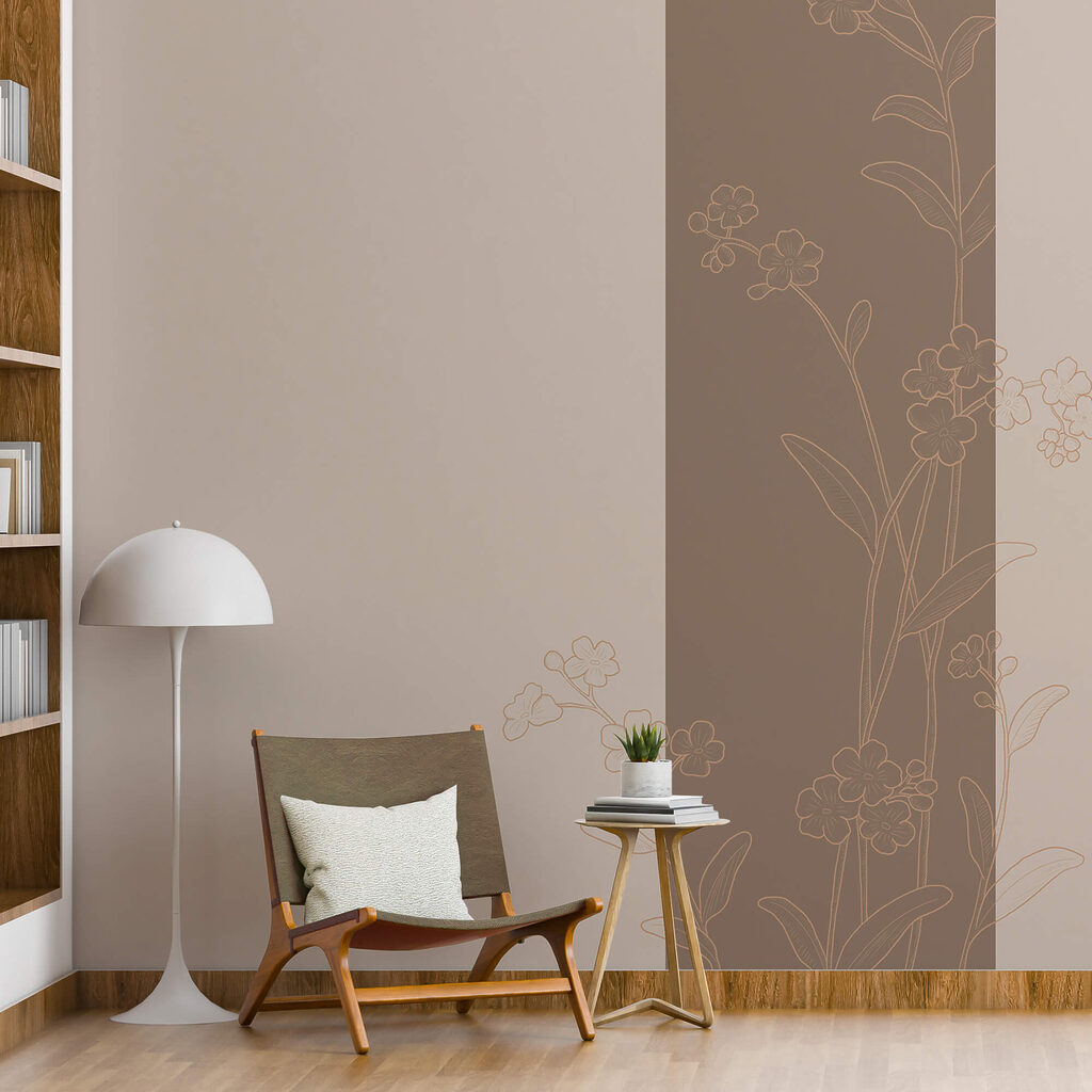 Striscia e fiori sottili — ambiente 2