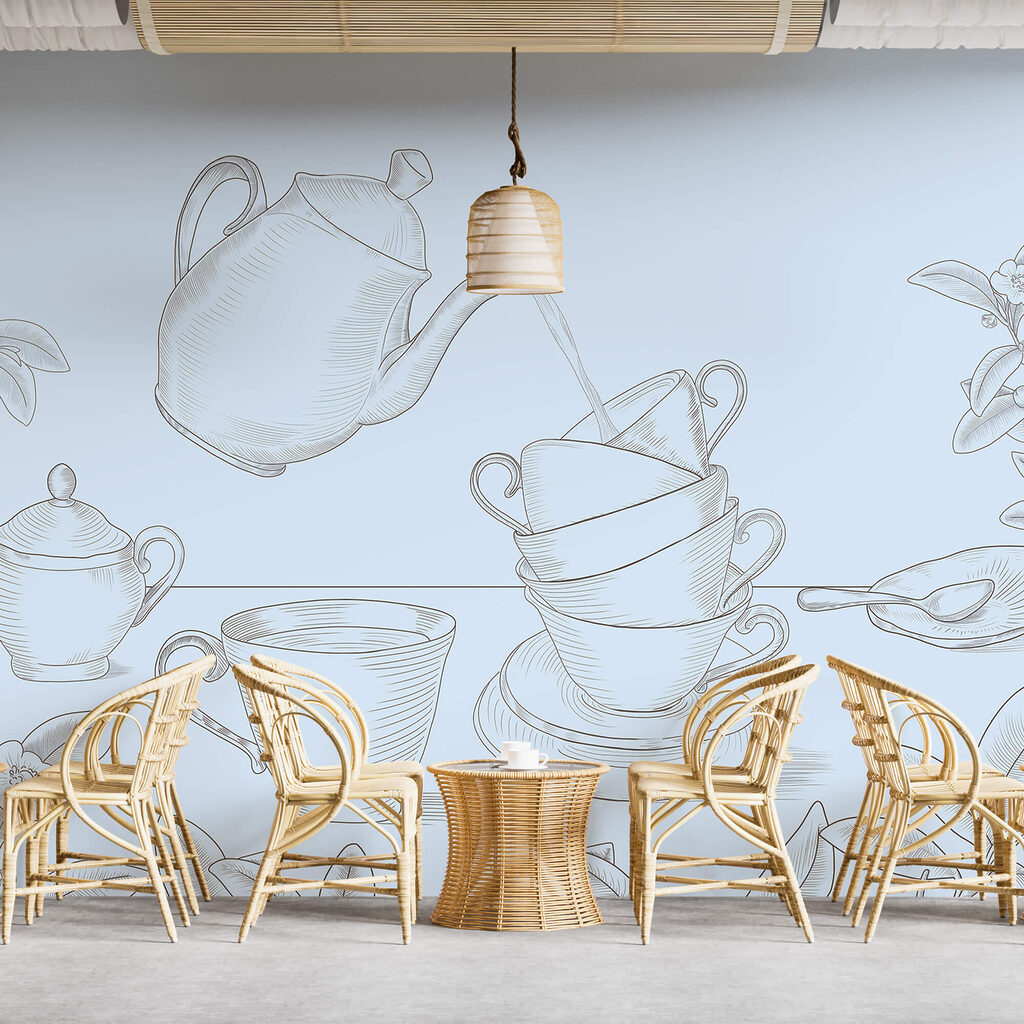 Teiera tra le foglie — ambiente 2