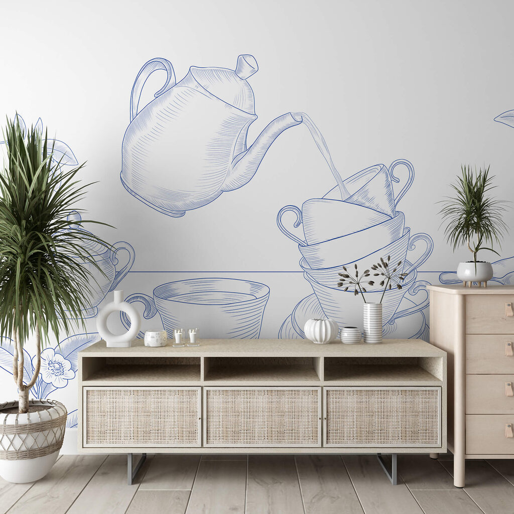 Teiera tra le foglie — ambiente 2