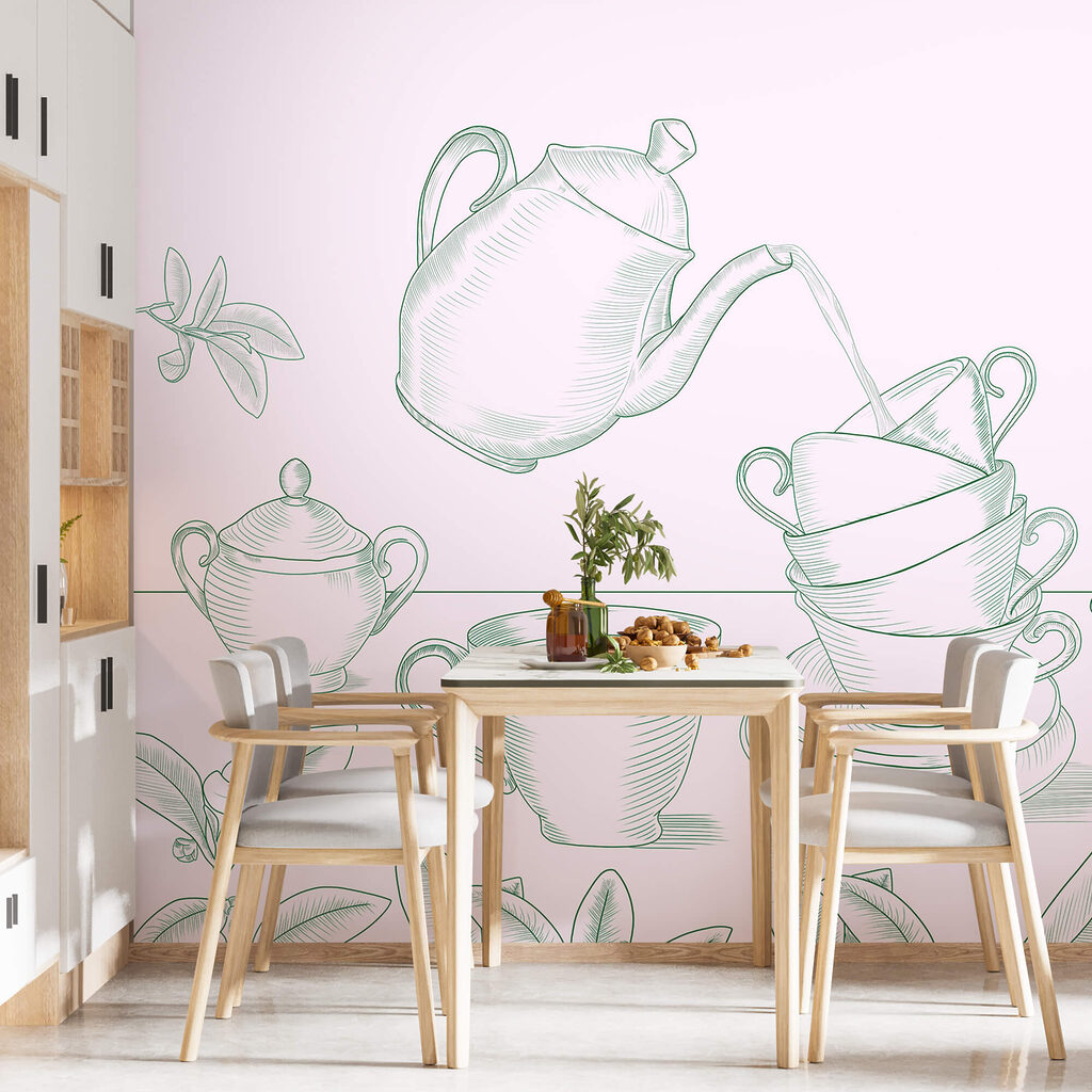 Teiera tra le foglie — ambiente 2
