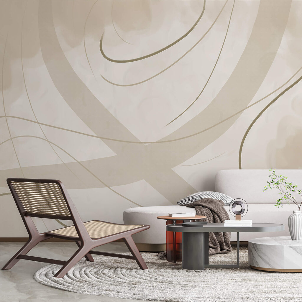 Fasce curve leggere in un ambiente