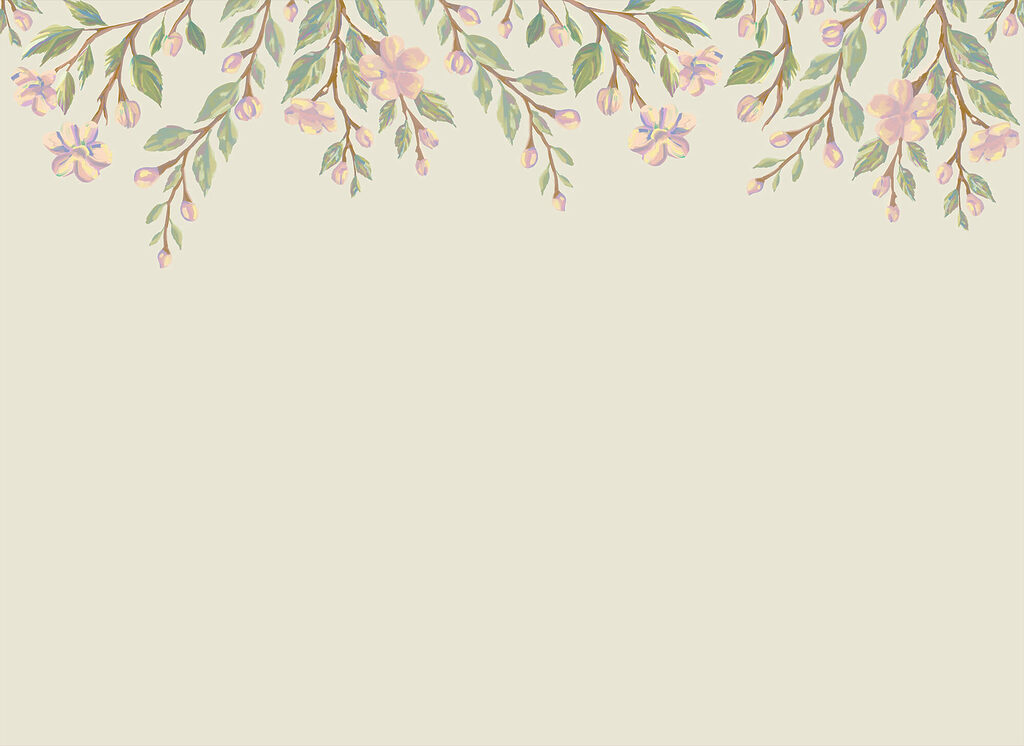 Rametti fioriti pendenti — design completo
