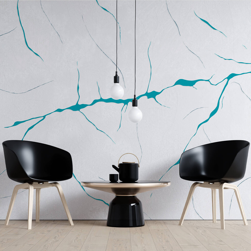 Venature sottili con accenti in un ambiente
