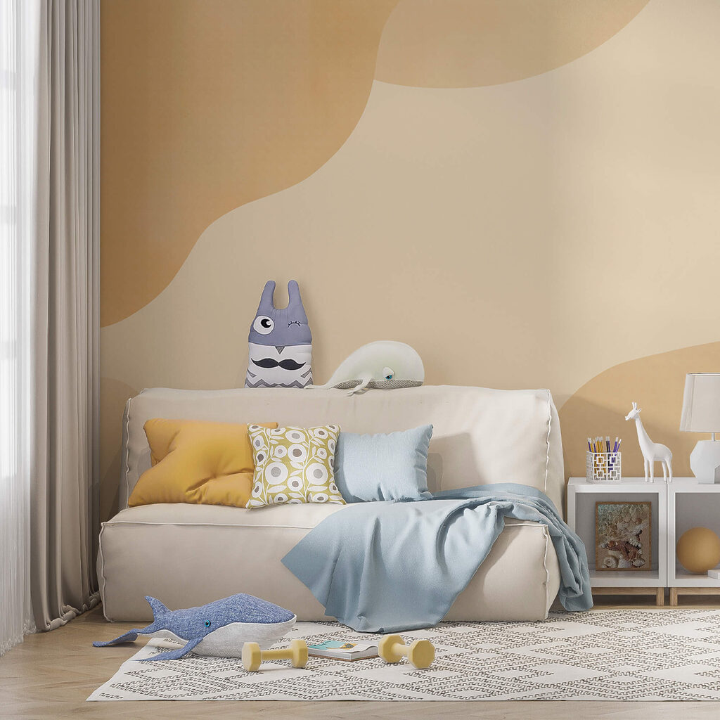 Forme arrotondate color sabbia — ambiente 2