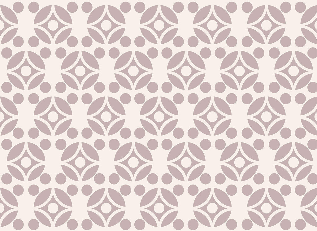 Forme floreali simmetriche — design completo