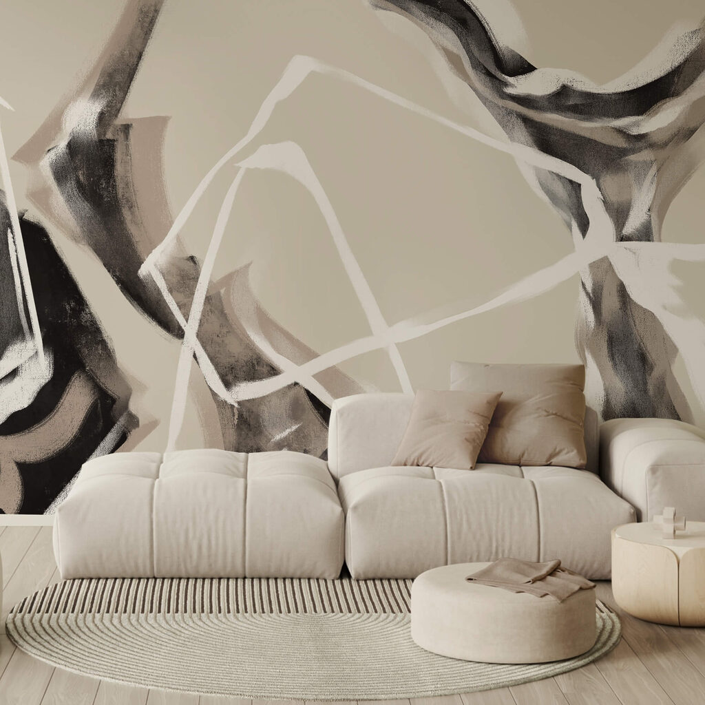 Pennellate nere e bianche — ambiente 1