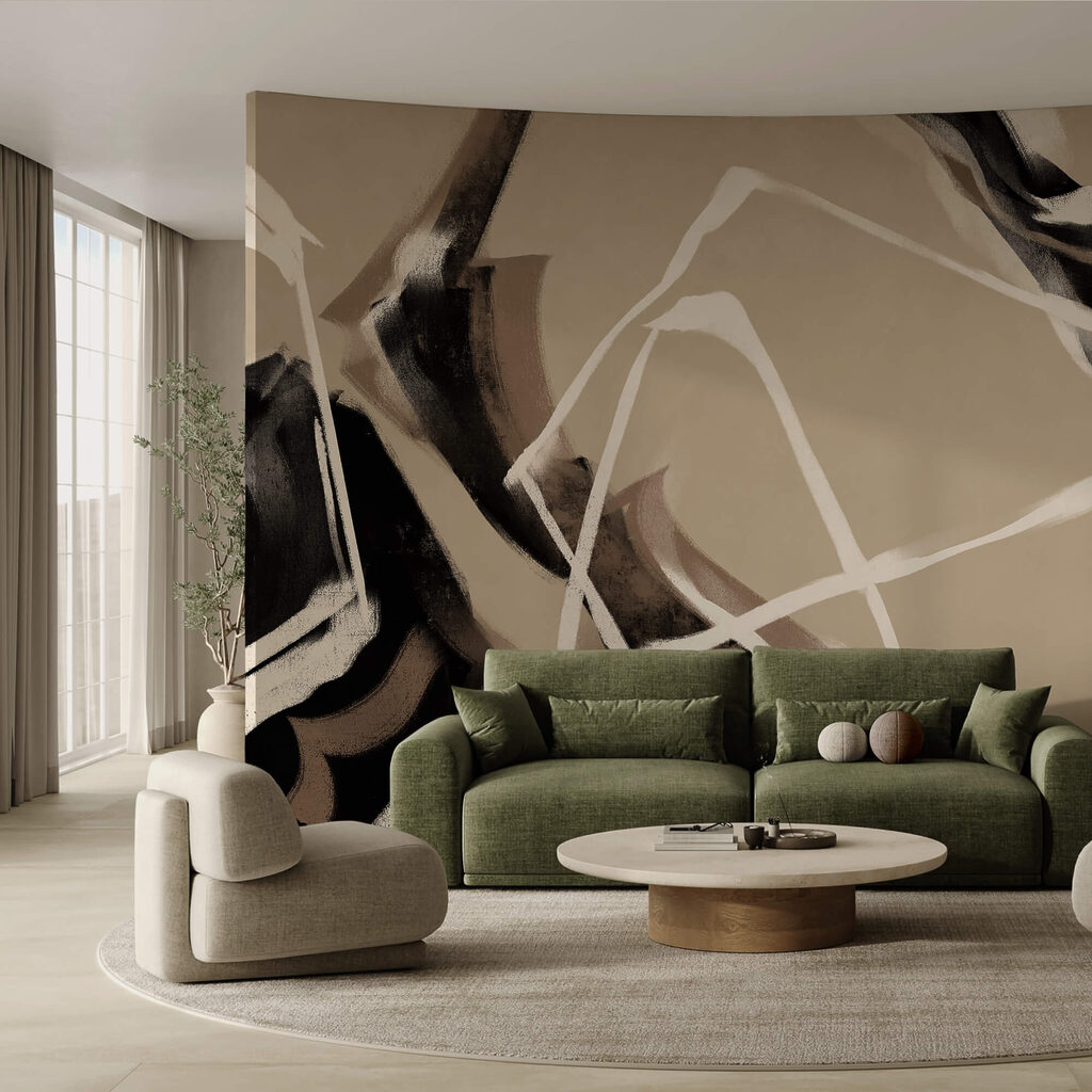 Pennellate nere e bianche — ambiente 2