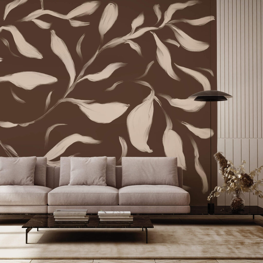 Foglie chiare che cadono — ambiente 1
