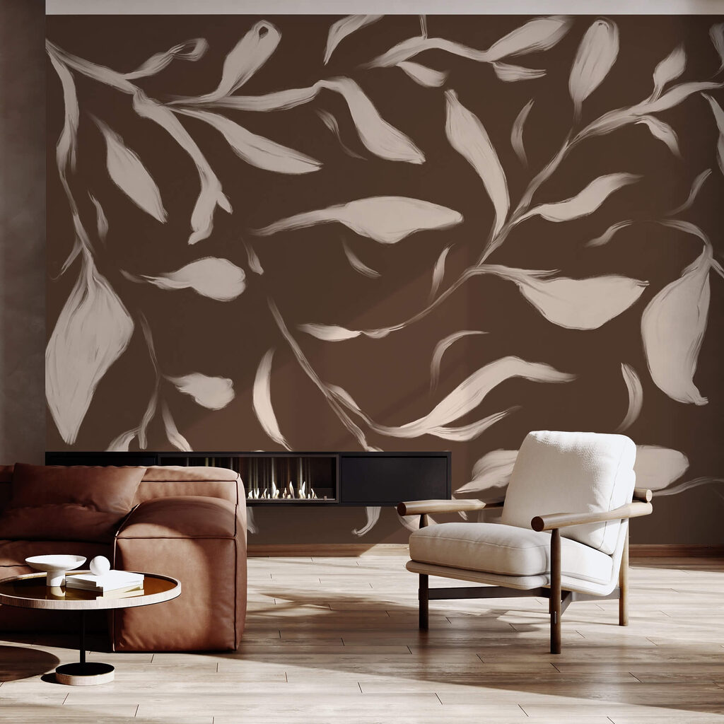 Foglie chiare che cadono — ambiente 3