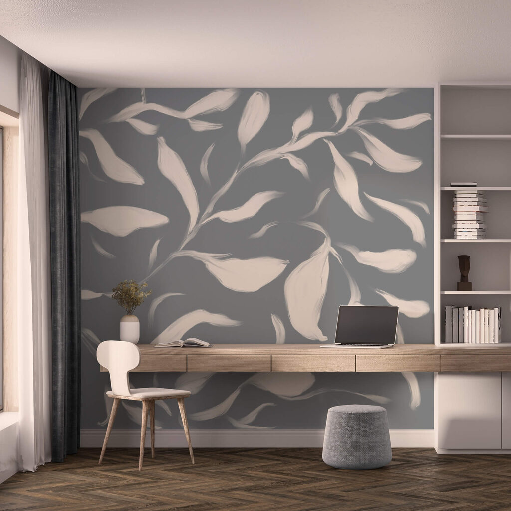 Foglie chiare che cadono — ambiente 1