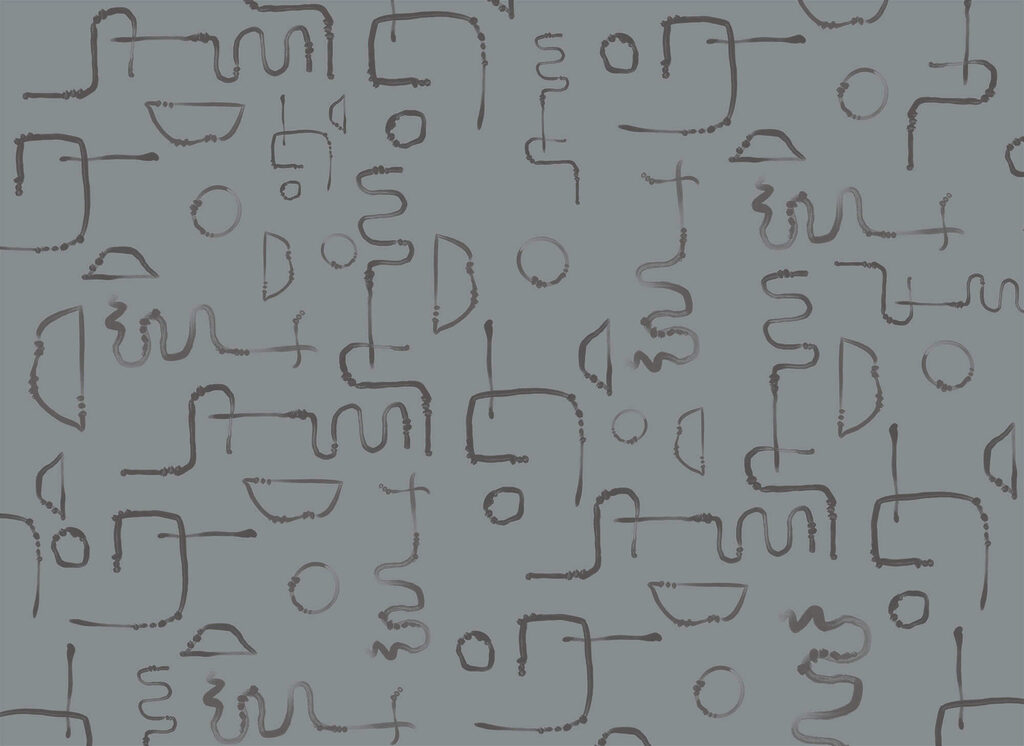 Linee sciolte in grigio — design completo