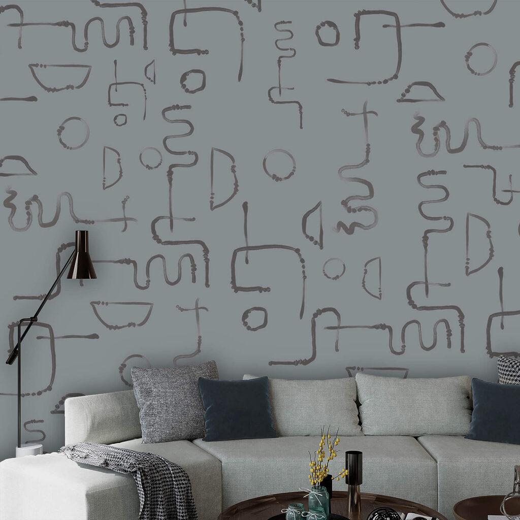 Linee sciolte in grigio — ambiente 1