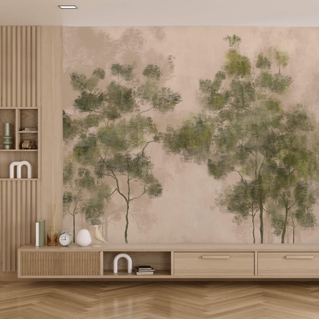Alberi in toni verdi — ambiente 1