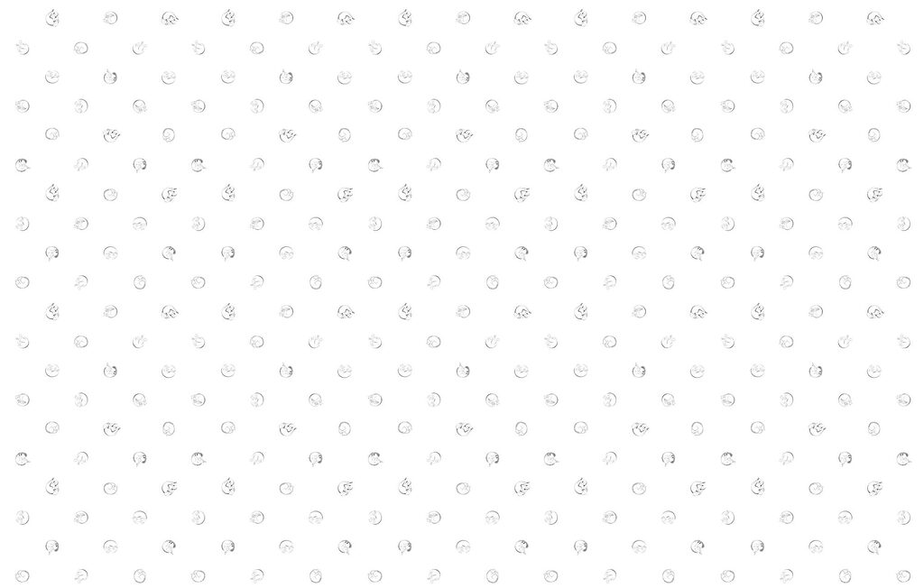 Piccoli cerchi su bianco — design completo