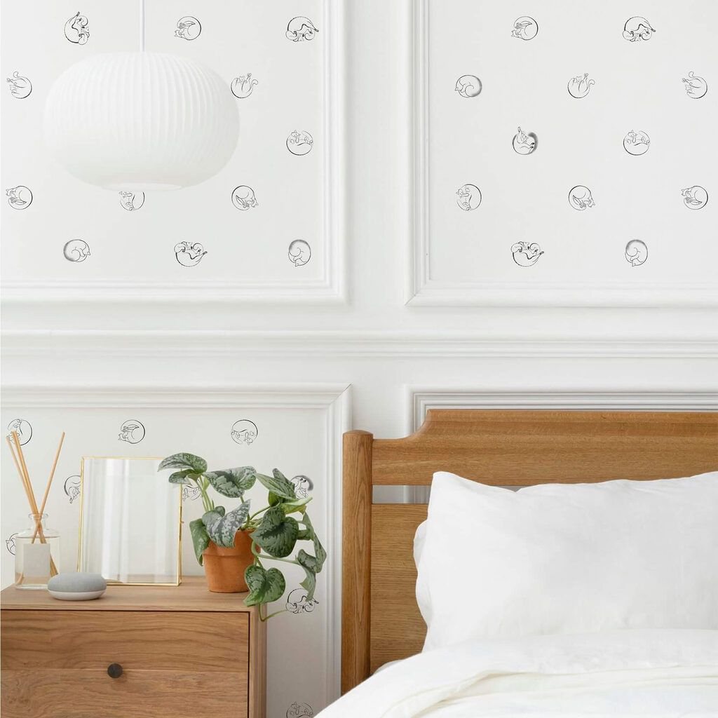 Piccoli cerchi su bianco — ambiente 2