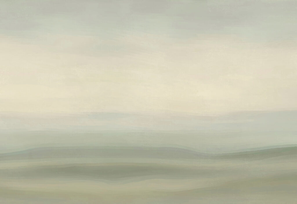Orizzonte verde sfumato — design completo