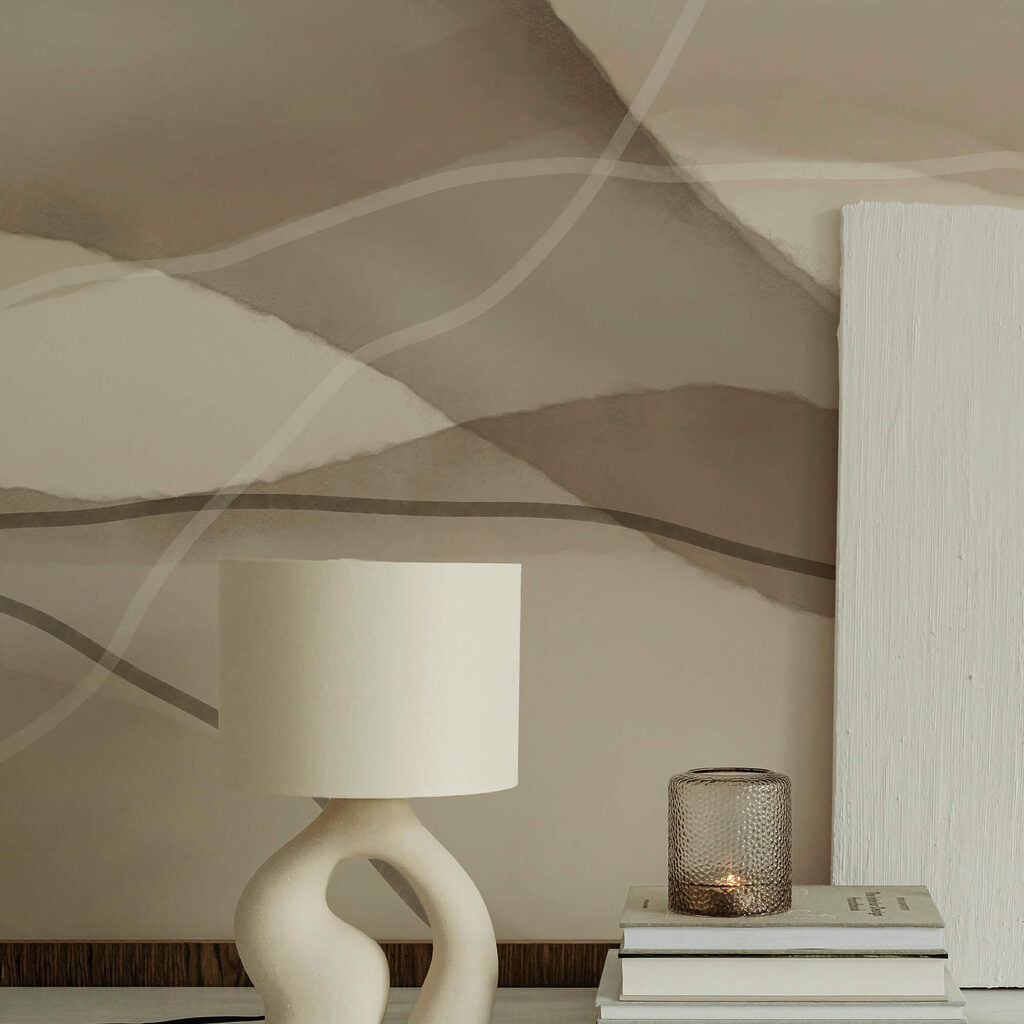Onde trasparenti con venature — ambiente 3