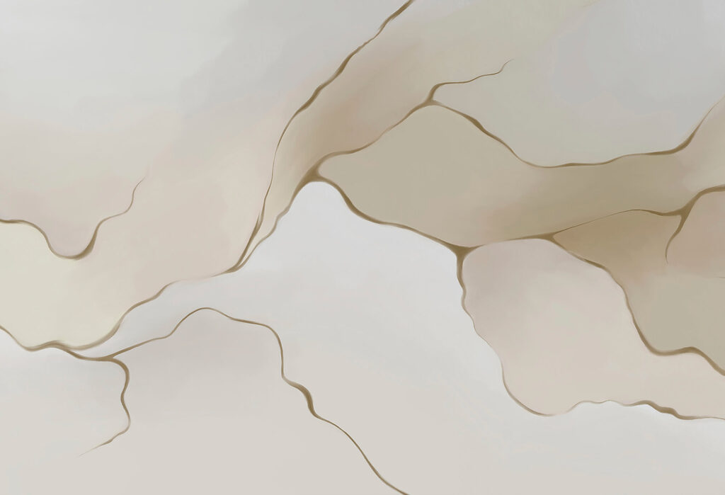 Sottili linee tra beige — design completo