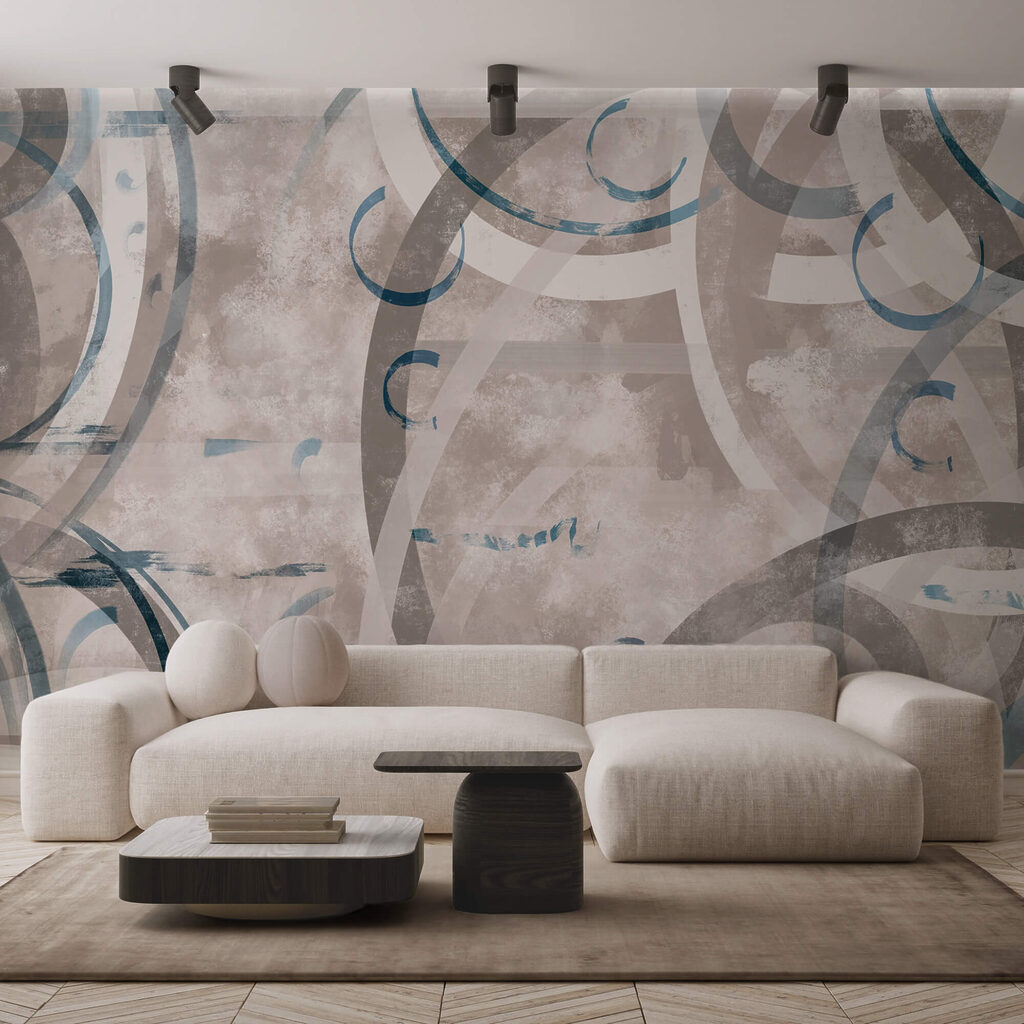 Archi blu su rosa — ambiente 2