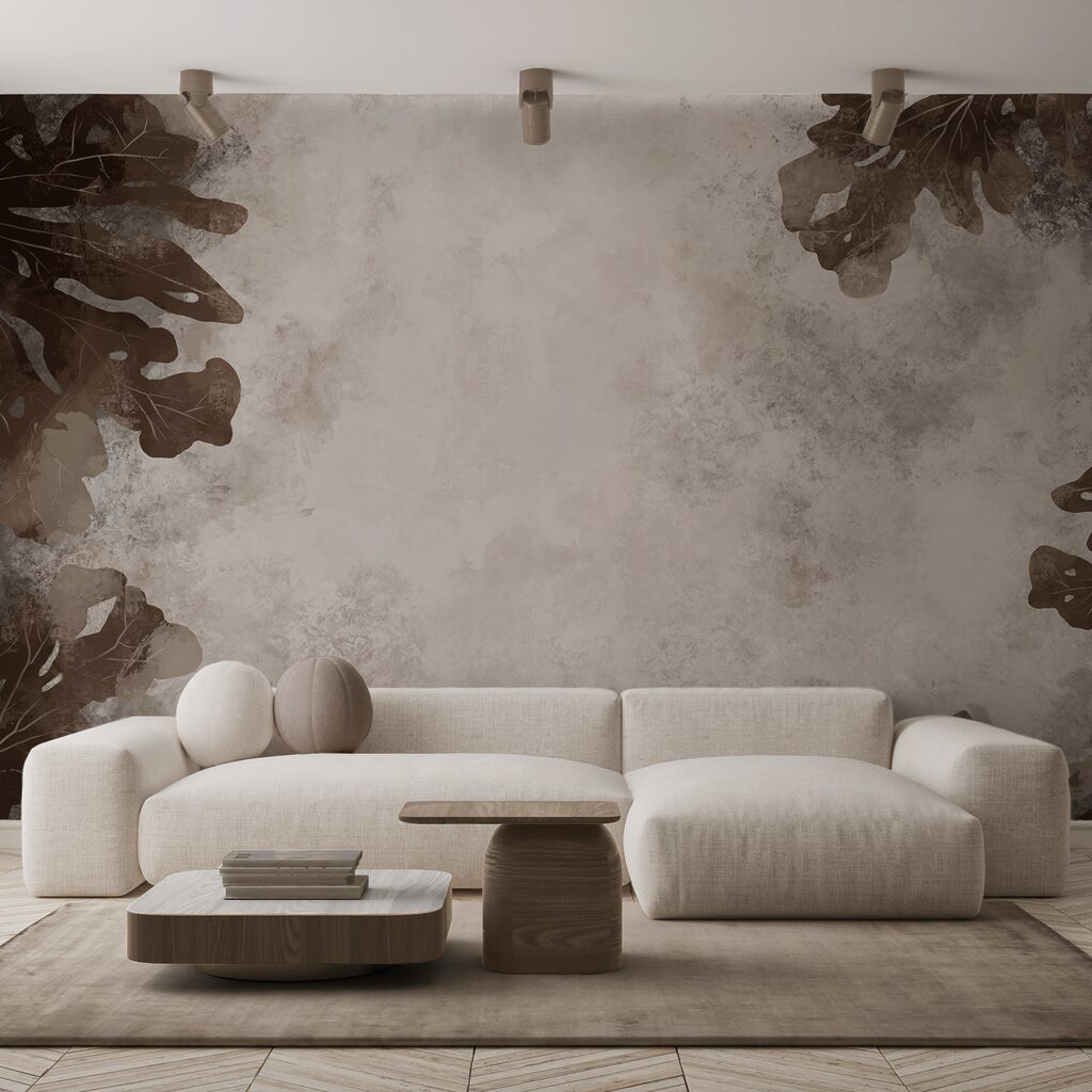 Foglie scure nella foschia — ambiente 2