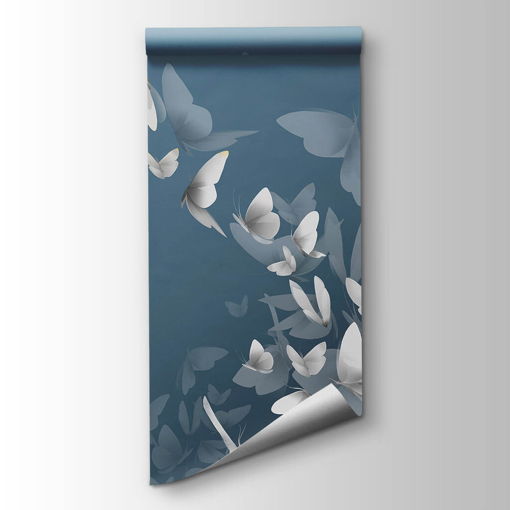 Farfalle bianche nel blu — vista del prodotto