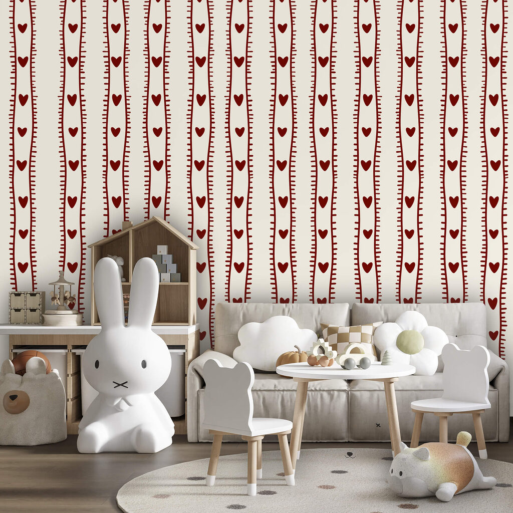 Cuori tra righe sottili — ambiente 1