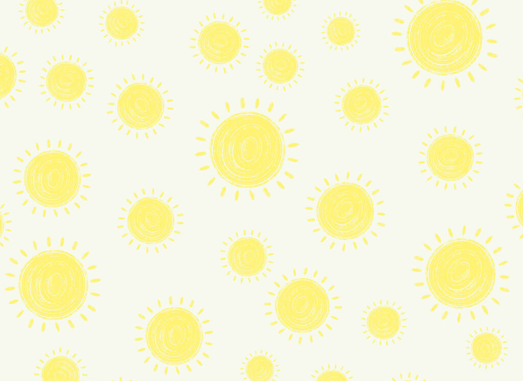 Soli gialli che splendono — design completo