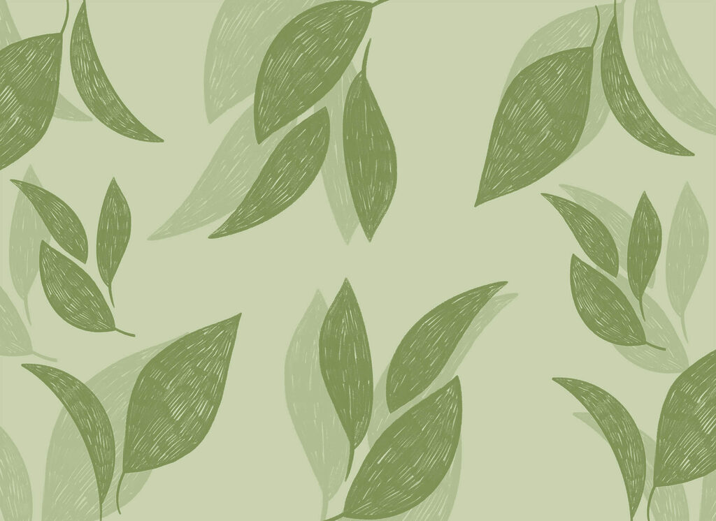 Foglie in verde chiaro — design completo