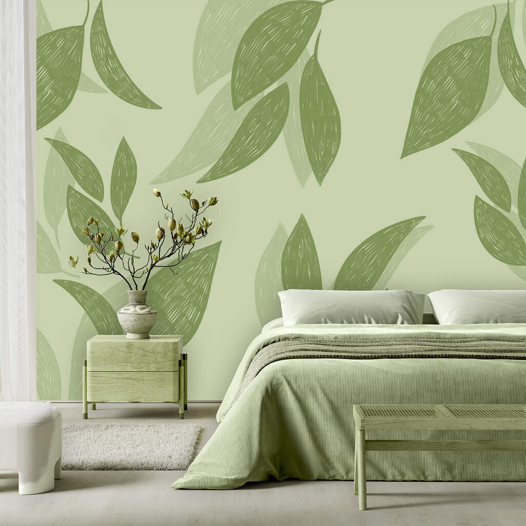 Foglie in verde chiaro — ambiente 1