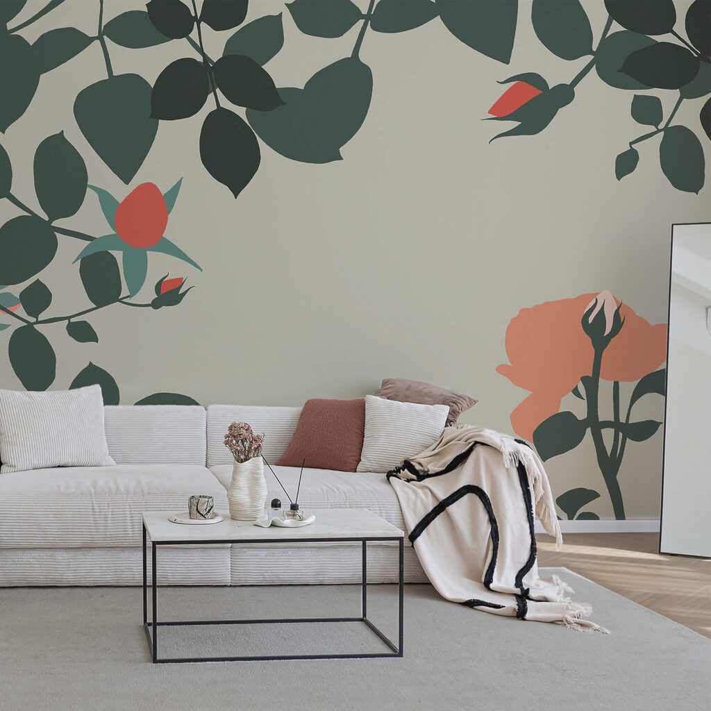 Rose attorno all’apertura — ambiente 2