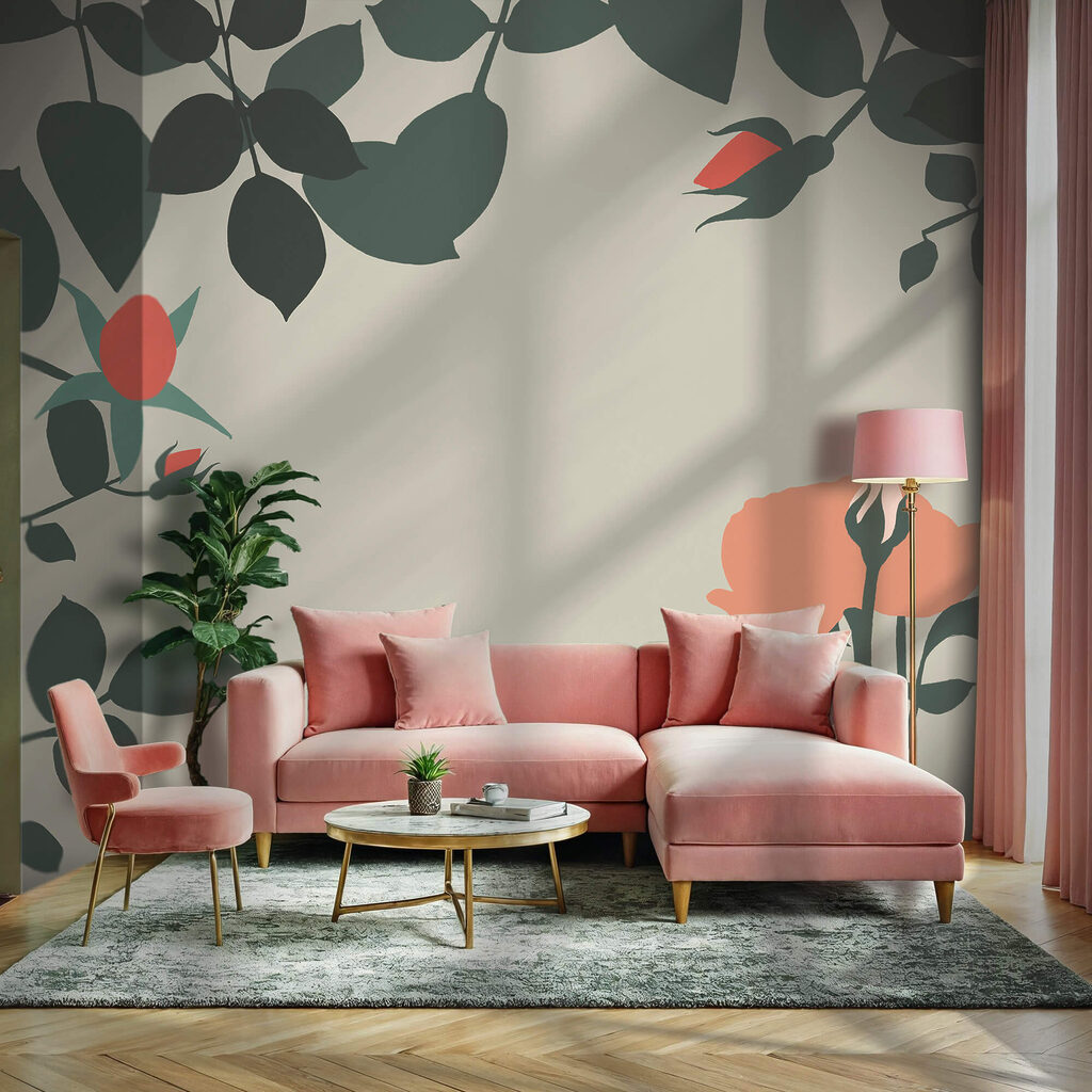 Rose attorno all’apertura — ambiente 1