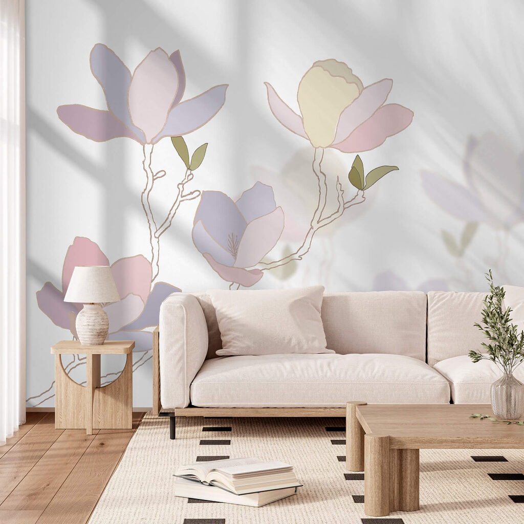 Magnolie in toni pastello — ambiente 1
