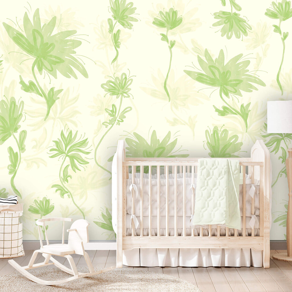 Fiori blu, steli sinuosi — ambiente 1