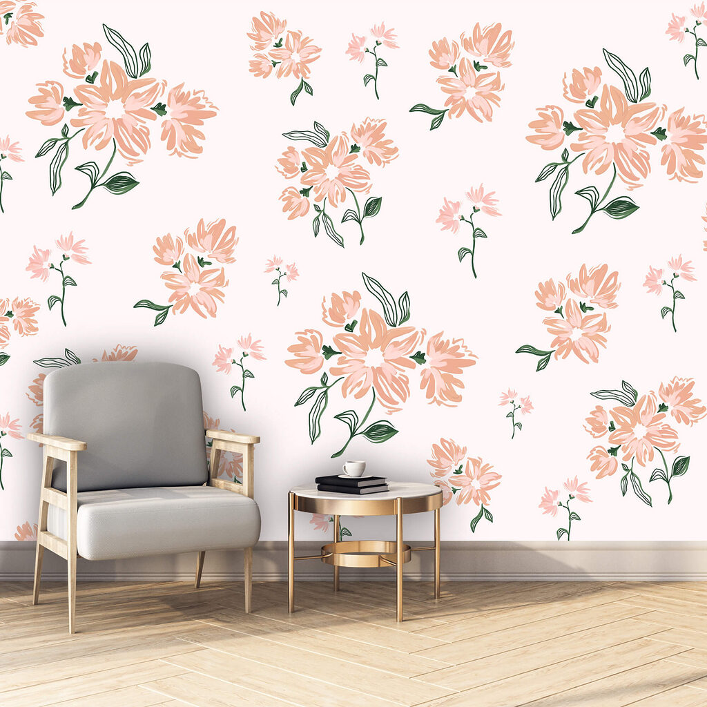 Mazzetti in toni pesca — ambiente 2