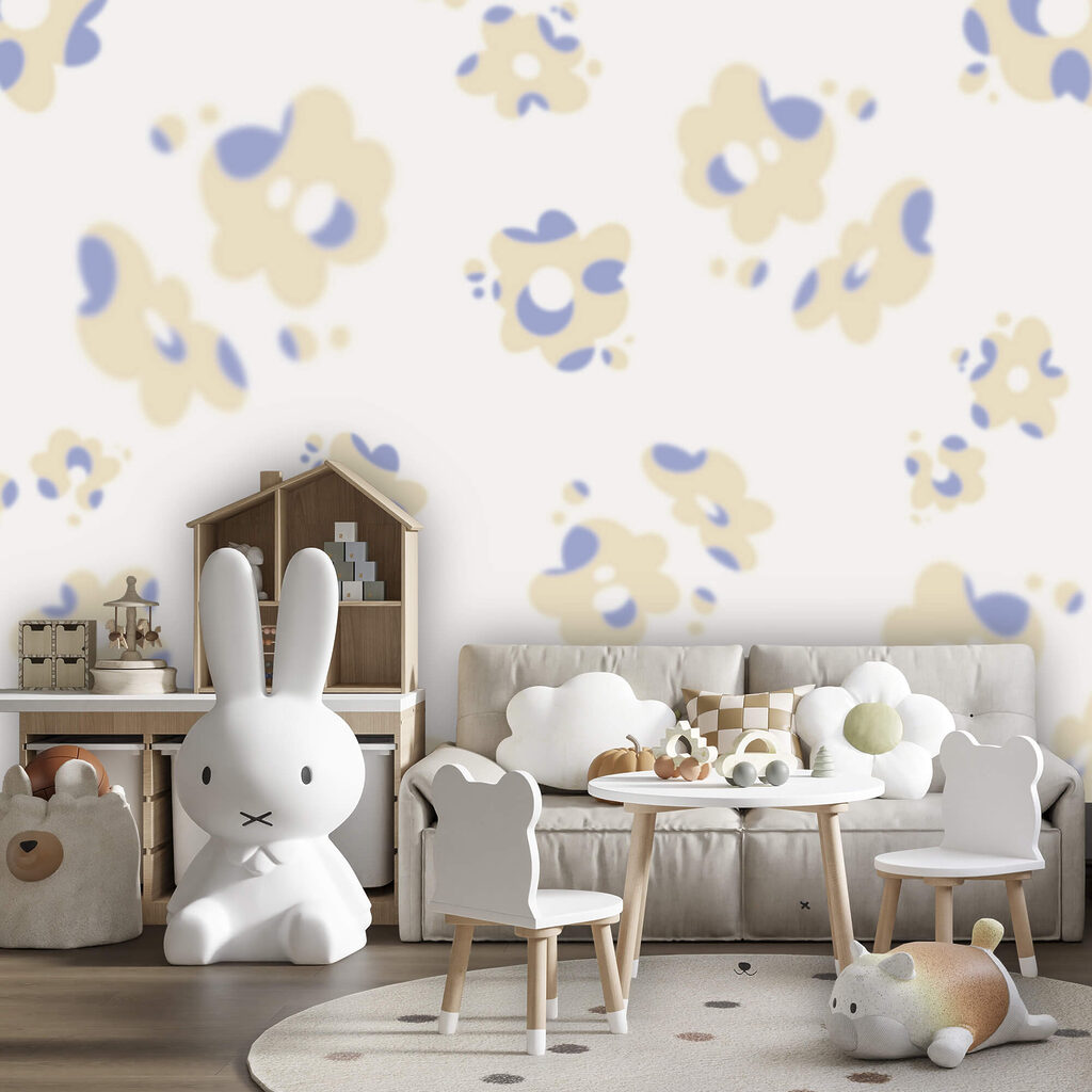 Fiori pastello in macchie — ambiente 1