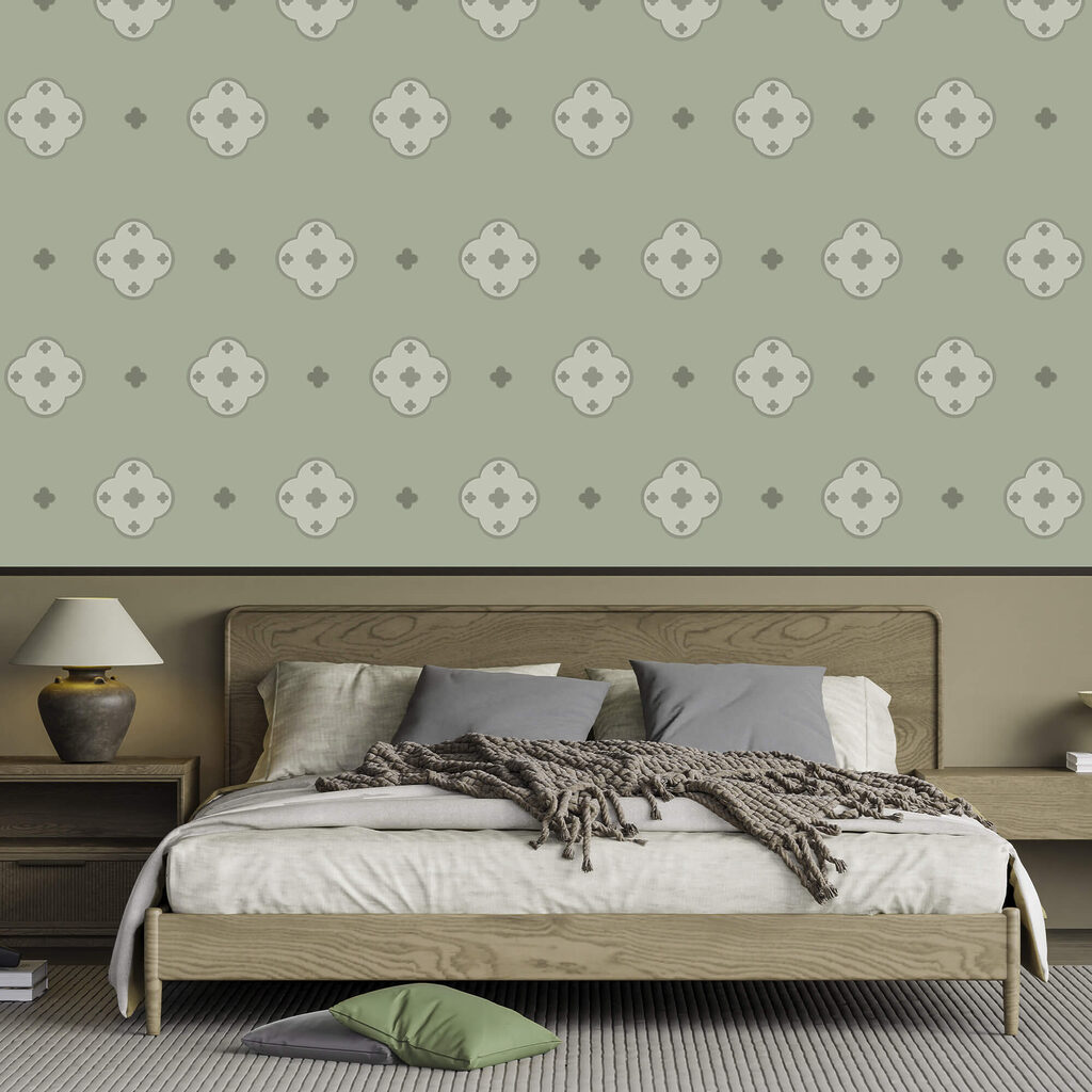 Piccoli ornamenti grigio-verdi — ambiente 1