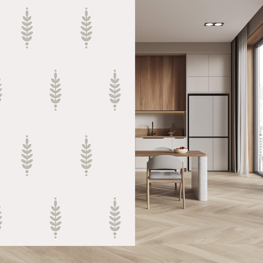 Piccoli rametti su crema — ambiente 2