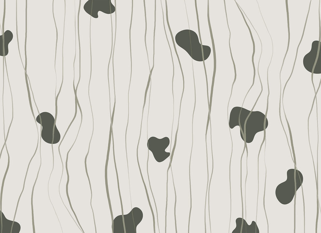 Linee sottili con macchie — design completo