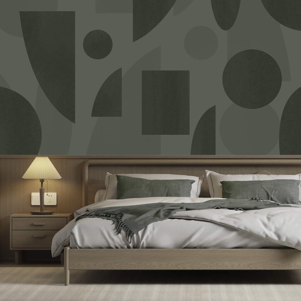 Forme scure verde oliva — ambiente 1